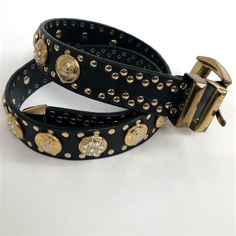 versace vintage belt